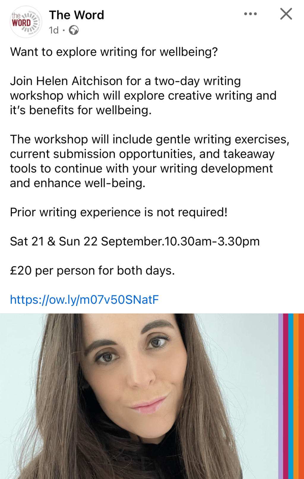 Writing for Well-being&nbsp;Weekend